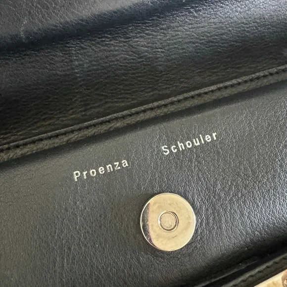 Proenza Schouler Black Leather Crossbody Bag ps11 mini - Picture 5 of 10